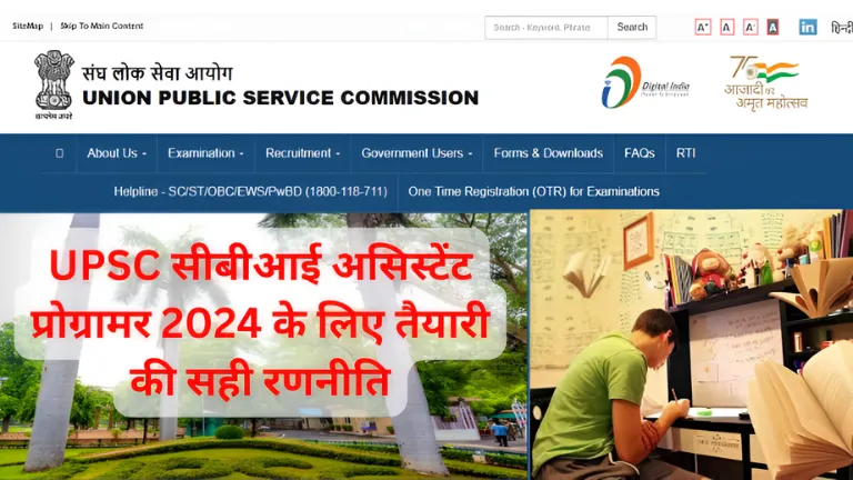 UPSC Assistant Programmer in CBI: UPSC सीबीआई असिस्टेंट प्रोग्रामर 2024 के लिए तैयारी की सही रणनीति