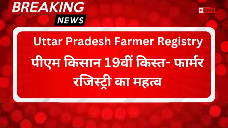 PM Kisan 19th installment: पीएम किसान 19वीं किस्त- फार्मर रजिस्ट्री का महत्व
